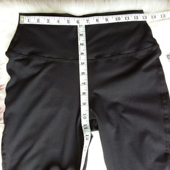 EVCR Leggings Women L Black Active Mesh Leg High Rise - Picture 4 of 9